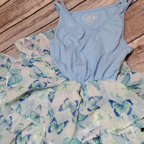 🌸$3 Today! Sz 4 Butterfly dress - Picture 4 of 4